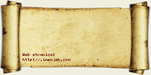 Koča Rakovac vizit kartica